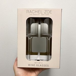 RACHEL ZOE Wine Glasses (Set of 4)